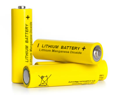 Lithium manganese dioxide cylindrical batteries
