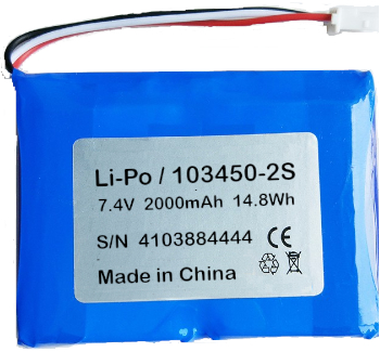 Pacco batterie litio polimeri